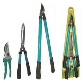 kit 3 tijeras podar setos ramas jardin
