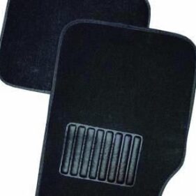 Alfombras de Moqueta Negras Automovil (Juego 4 Unidades)