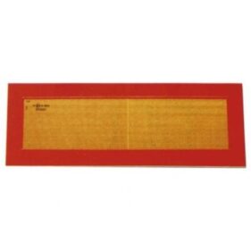 placa v-6 para vehiculos largos (565 x 200 mm)