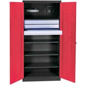 armario taller con 3 cajones y 4 bandejas metalworks