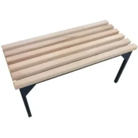 banco vestuario madera metalworks 900mm