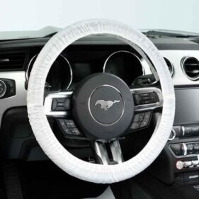 fundas cubre volantes coche desechables plastico caja 250 uds