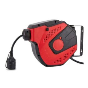 Enrollador Cable Eléctrico de Pared 220 v 9 Metros