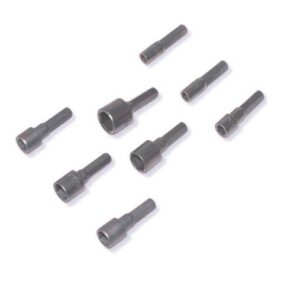 Juego de puntas hexagonales 1_4_ con vaso 5-13mm. 8 unidades
