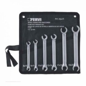 Llave Para Latiguillos Juego de Llaves Abiertas para Racords y Latiguillos 8-22mm. 6 Piezas