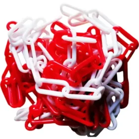 cadena advertencia prohibido el paso