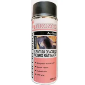pintura spray negro satinado sio