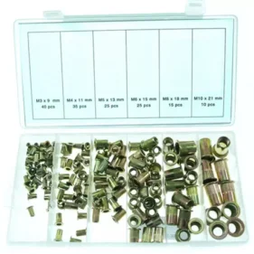 surtido tuercas remachables sio
