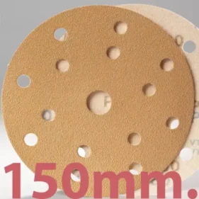 discos de lija 14 agujeros 150mm