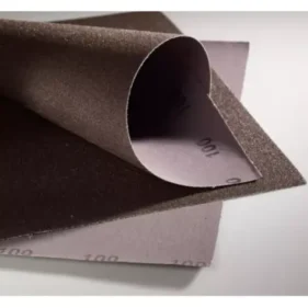 hojas pliegos lija paquete