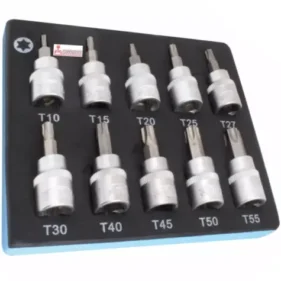 juego llaves vaso torx bandeja eva