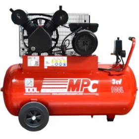 compresor de aire piston correas 3cv 100 litros mpc snv 10025m