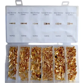 terminales electricos desnudos faston surtido 600 piezas sio